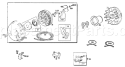 Page D Diagram and Parts List for 9784-1  Briggs and Stratton Generator
